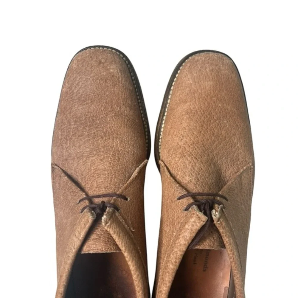 Allen Edmonds Ostendo Combo Chukka Ankle Shoes Men's 10 2A Tan Brown Leather‎